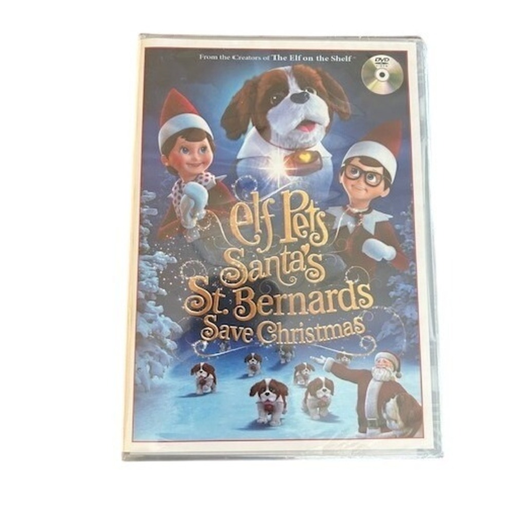Elf Pets Santas Saint‎ Bernards Save Christmas DVD Animated Special Kids Gifts